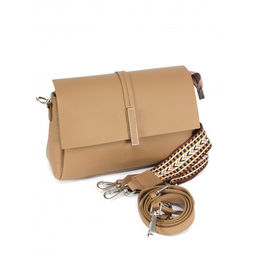 Сумка женская натуральная кожа GU 2066-91921, 3отд, плечевой ремень, бежевый SALE 264046 - Adelia фото 6