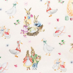Фартук Этель Пасхальные зайцы 60х70 см, 100% хл, саржа 190 г/м2  фото 10