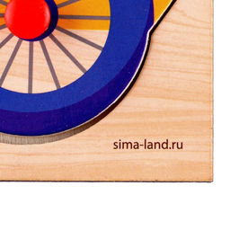 Рамка - вкладыш Зайка в паровозике - Лесная мастерская фото 5