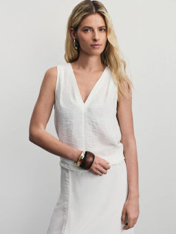 Блузка-топ с бахромой / Zarina  фото 8