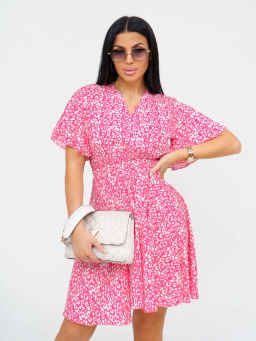 Ирис(розовый) платье , штапель (100% вискоза)