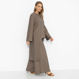 Туника вискозная, Легко и смело (хаки) - Charutti фото 4