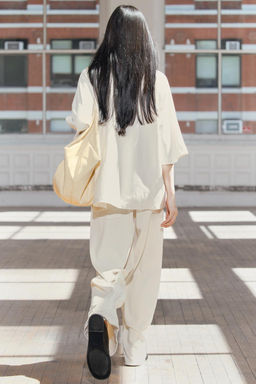 SHORT SLEEVE OVERSIZE SWEATSHIRT - Zara фото 4