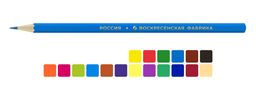 ВКФ Царевны Набор цветных карандашей Варя TSR-CP-3018 заточенный 8 х 18 цв - Vista-artista фото 3