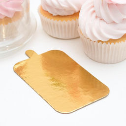 Цена за 100 шт. Сольерка, золото, 6.5×10 см, 0.8 мм