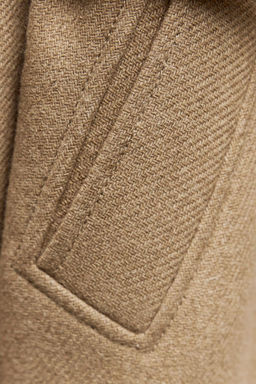 LONGLINE BELTED WOOL BLEND COAT - Zara фото 10