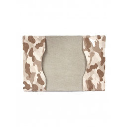 Обложка для паспорта Croco-П-1100 натуральная кожа бежевый флотер камуфляж (127) 264580  фото 2