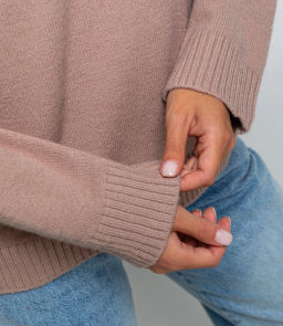 Джемпер #ОКТ125005, капучино