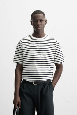 BASIC MEDIUM WEIGHT T-SHIRT - Zara фото 42
