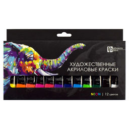 Краски акриловые Феникс+ арт. 64588/ 12 СЛОН