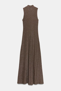 METALLIC THREAD SLEEVELESS DRESS - Zara фото 11