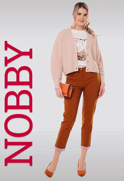 NOBBY, Женские брюки 7721-54 (охра) фото 9
