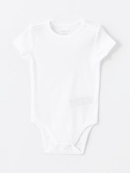 Bisiklet Yaka Basic K?z Bebek ??t??tl? Bodysuit 2li