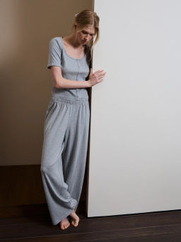 Домашние брюки из ажурного хлопка ZR2603122808-38 / Zarina