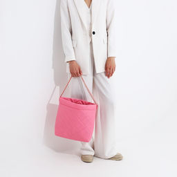 Сумка-мешок без застёжки, цвет розовый - Simaland фото 7