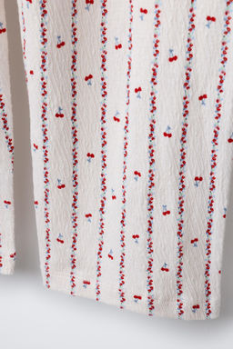 2-6 YEARS/ CHERRY TEXTURE PYJAMAS - Zara фото 8