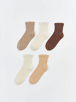 Basic K?z ?ocuk Soket ?orap 5li