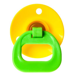 Соска - пустышка ортодонтическая, латекс, +0мес., цвет МИКС - Крошка я фото 2