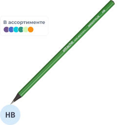 Карандаш чернографитный Attache selection Megapolis заточ. HB, б/ласт.  фото 2