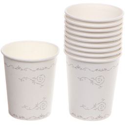 Цена за 6 шт. Стакан бумажный 0,2л в наборе 10 шт "Изящный вечер"