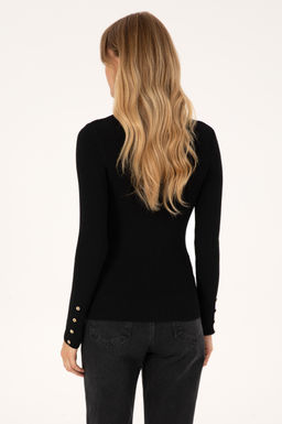 Kad_n Siyah Yar_m Bal_k__ Yaka Kazak - U.s. polo assn фото 5