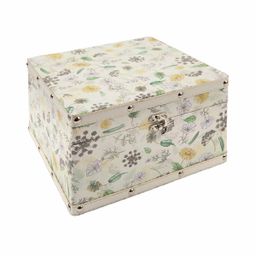 Gamma DBK-05 шкатулка декоративная сундучок 24 х 24 х 14 см №021 Весенние цветы