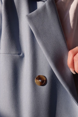 Жакет двубортный голубой - Martichelli фото 8