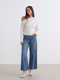 Kay?k Yaka B?zg?l? Bluz