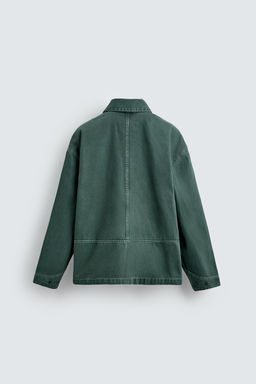 WASHED STRUCTURED OVERSHIRT - Zara фото 8