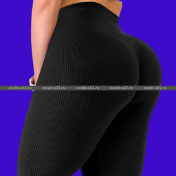 Цена за 1 шт. Лосины внутри с мехом с широким поясом арт. 952 XL-3XL (фактически 50-54) - Астекс фото 4