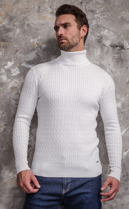 Водолазка F-871 white - Fine joyce фото 9