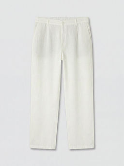 Regular Fit %100 Keten Erkek Pantolon