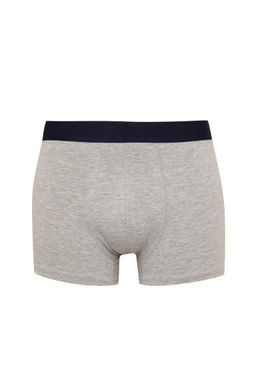 Мужские боксеры-тройки стандартного кроя с рисунком - Defacto фото 5