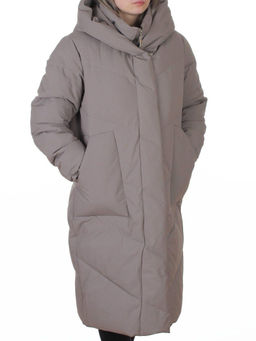 8836 GRAY Пальто зимнее женское (150 гр. холлофайбер)