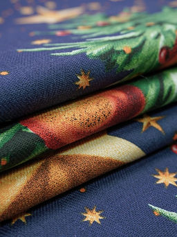 Дорожка "Волшебная елочка", ш.0.5м, хлопок-100%, 225гр/м.кв, раппорт 63см