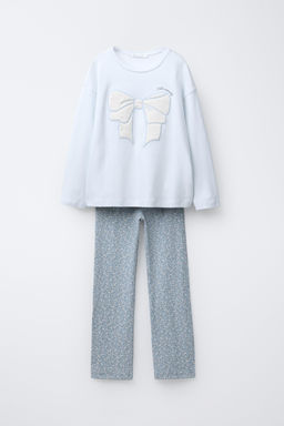 6-14 YEARS/ FAUX FUR BOW PYJAMAS - Zara фото 9