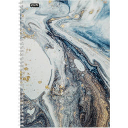 Бизнес-тетрадь А4,96л,кл,греб,ламин.обл. Attache Selection Fluid Серо-Голуб