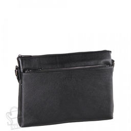 Сумка мужская кожаная 66293H black Heanbag  в Новосибирске