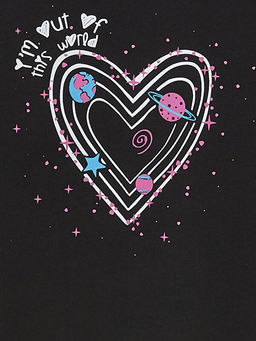 Bisiklet Yaka Bask?l? K?sa Kollu K?z Bebek Ti??rt - Waikiki фото 2