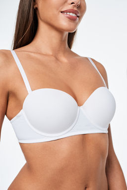 Бюстгальтер жен. Lotus белый Bandeau bra