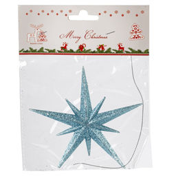 Украшение новогоднее "Звезда", L12 W1 H11,5 см