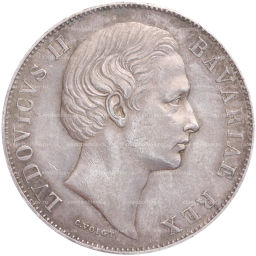 1 талер 1869 года Бавария