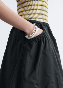 Falda midi de sarga fruncida - H&m фото 6