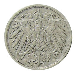 Монета 10 пфеннигов 1913 года A Германия