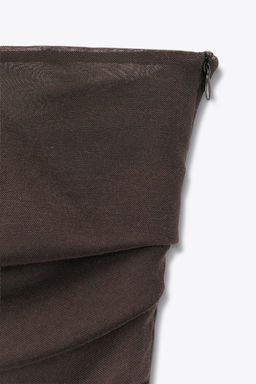 LIMITED EDITION DRAPED STRAPLESS LONG DRESS - Zara фото 13