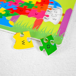 Развивающий набор 3в1 «Петушок», раскраска, пазл, планшет, маркер, в пакете