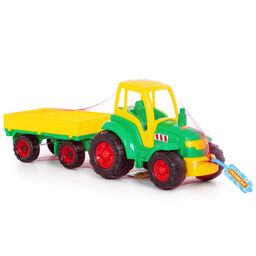 Чемпион, трактор с прицепом (в сеточке) - Полесье фото 5