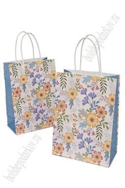 Пакет крафтовый с рисунком 15*21*8 см (12 шт) SF-7177, №1