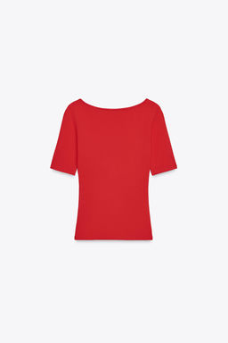 COTTON MODAL T-SHIRT - Zara фото 5