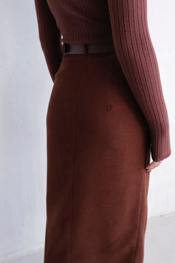 Юбка миди-макси с разрезом спереди - Martichelli фото 60